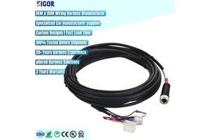 High Quality Electronic Industrial Control 9-Pin DIN Adapter Bare Copper PVC Jacket Electrical Cable Harness Manufacturer