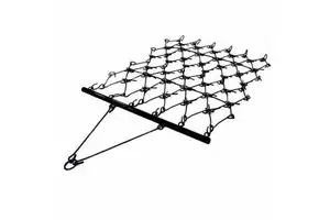 Heavy Duty ATV Drag Chain Harrow,Tow Behind Tractor Attachment for Lawn Leveling,Driveway Grading, Farm & Garden Use