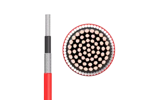 16mm2 DC Solar Cable PV1-F RIPO UV Resistant Tinned Copper Solid Conductor XLPE Cross-Linked