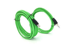 KRONZ Industrial Gigabit Network RJ45 Connector Shielded IE Cat6A 26AWG 8 Pin Highly Flexible Cable Plug Circular Connectors