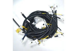 Custom 3 Cores Copper Conductor Engine Wiring Harness Automotive Industrial Control Cable Assembly