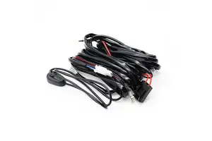 High-Power Relay Burst Flash Car Modification LED Spotlight Wiring Harness Auxiliary Fog Lamp Controller Switch Wiring Harness