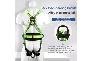 Industrial Construction 5 Point Adjustable Retractable Safety Harness for Roofing Fall protection for Man