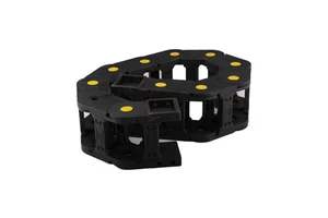 Flexible Nylon Cable Carrier Drag Chain Cnc Machine Tools Provided Bearing Black With Yellow Drag Chain Ordinary Product