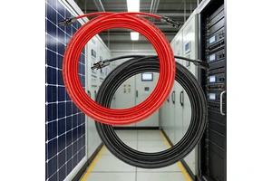 Solar Extension Cable Single Core Stranded Copper Heating Photovoltaic Connector Cable 6mm 4mm Solar Extension Cord