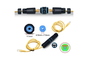 YXY IP68 RJ45 Connector CAT6 STP Female to Female Waterproof Coupling Extention Socket Outdoor Inline Connector