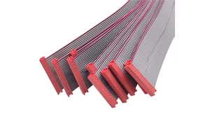 Custom 0.5mm 1.27mm Pitch Shielded Flat Cable with IDC Connector Factory's Wiring Harness for Electronic Appliances