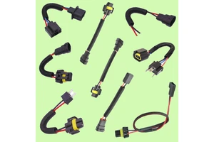 Custom Wire Harness H7 H11 9005 H4 H13 Headlight Adapter Wire Harness H7 H11 9005 H4 H13 Cable Assembly for Car Wire Haress