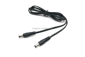 Solar Panel Extension Cord 5.5x2.1mm DC Power Cable Male to Male 0.2M/0.5M/2M Cable Solar Raw Materials