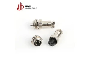 GX16 Aviation Plug and Socket Connector 2/3/4/5 Pin Male Female 10A Copper Industrial Circular Connector