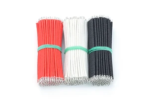 High Temperature Glass Fiber Braided Silicone Wire for Insulated Thermos Processing Equipment Wire Harness