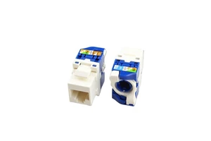 ZHEFAN Cat6 Utp Keystone Jack Rj45 Keystone Jack Cat6 Modular Female Connectors Cat6 Network Coupler