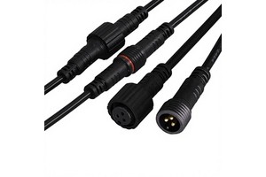 M14 Male-Female Silicone Jacket Copper Waterproof 4-Core Dual Parallel Lines Wiring Harness for Plant Protection Drone