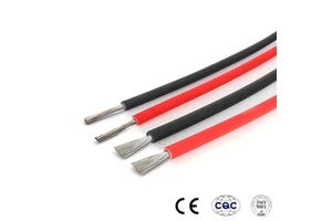 PV1-F Solar Photovoltaic Tinned Copper Solid Conductor XLPE Insulation Cable 300V/450V IP67/IP68 Rating 2.5-10mm Diameter