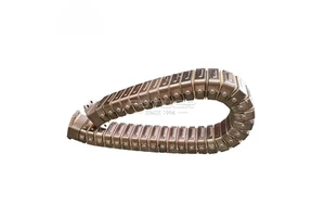 Metal Cable Drag Chain Hose Carrier Totally Enclosed Steel Cable Drag Chain