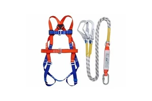 Working Height Industrial Full Body Safety Harness Belt with Double Lanyard Hook