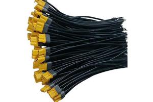 Custom MR30 3-Pin Silicone Wire Harness With Precision Terminals OEM 16AWG 18AWG 20AWG Flexible Power Lead For UAV Drone ESC