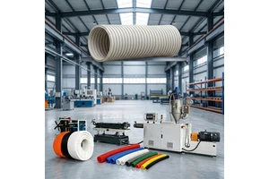 Heavy Duty Cable Protection PE Spiral Hose Extruder Machine Production Line for PE Sleeve Cable Tube