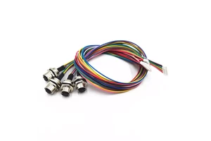 ODM price Professional custom M12 panel side waterproof connector with cable