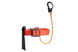 Rescue Work Aluminum Buckle and Back Pad Single Waist Half Body Safety Harness Belt Support for Electrician Lineman