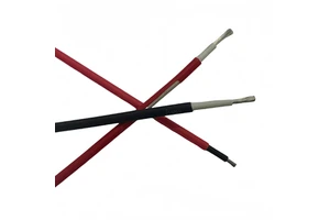 H1Z2Z2-K Tuv Halogen Free Leader XLPO Solar Cable Insulation PV1-F Solar Panel Cable Photovoltaic Wire Red & Black Tinned Copper