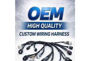 OEM ODM Custom Automotive Engine Wiring Harness Assembly Auto Cable Harness with Waterproof Connectors