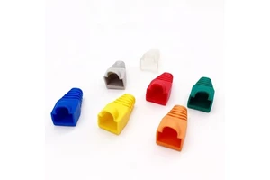 Customized RJ45 Fibre Connector Boots Direct from Factory for Cat5 and Cat6 Ethernet Connectors