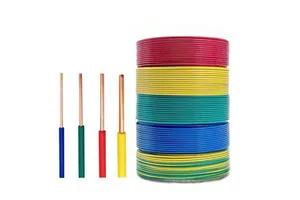 Diameter PVC Insulated Copper Automotive Electronic Power Cable Weatherproof Multiple Colors Bare Type Safety Features
