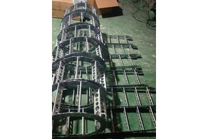 Haide Flexible Steel and Aluminum Cable Drag Chain Energy Hose Wires Drag Tracks Cable Chain