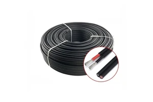 H1Z2Z2-K 2 Core PV Cable 1500V DC XLPO Insulation Flame Retardant Low Smoke Halogen Free Safe Efficient