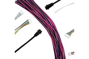 Custom EV Wiring Harness for Electric Vehicle Motorcycle High Voltage PTFE PVC Insulated Gold Plated Copper Cable Assembly OEM