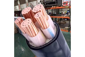 5 Core PVC Power Cable with XLPE Insulation 100 Meters 10mm~800mm Copper Industrial Construction Railway Application