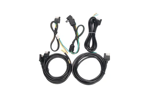 Custom Length Pure Copper Trailer Wiring Harness with Nylon Net Tube Protection Heavy Duty Kit for Truck RV Boat Tail Lights
