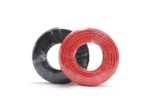 EU Stock Wholesale LiFePo4 Solar PV Wire Insulation Photovoltaic Cable 6mm 10mm Lithium Iron Phosphate Battery Cable Solar Cable