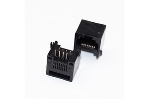 Single Port No LED RJ 45 With Light And Spring 8-pin Female Connector LED Ethernet RJ 45 Connector RJ 45 Module Jack Series