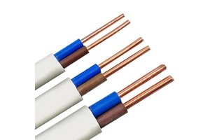 2 Core 3 Core 1.5 2.5sqmm Flat Pvc Power Cable Electric Copper Wire for House Building with High Quality