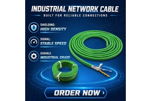 Reliable 4 Core PROFINET Cable 6XV1840 2AH10 Shielded OFC for Siemens Industrial Ethernet.