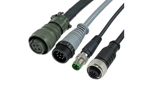 Premium IP67 Resistant 4 Core D-Coded Ethernet CAT5e Network Communication Power Cable Wiring Harness Waterproof M12 Cable