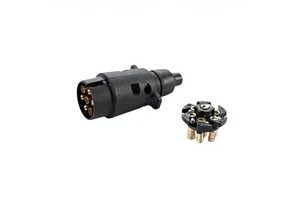 7-pin Plastic Plug Socket Trailer Connector 12V European Type Signal Light Display Trailer Parts