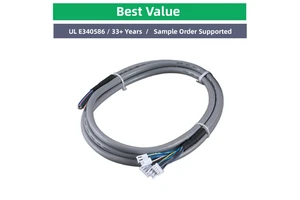 Lighting Wire Harness, Halogen Free, 2.54mm Pitch Connector, 22AWG, 220V, for Battery Pack, ISO9001 Factory, Heat Shrink Sealed