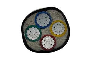 NAYY PVC Insulated & Sheathed Aluminum Cable, 0.6/1kV Flexible for Civil Buildings