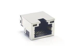 OEM AK Electronics Single Port RJ45 Jack SMT Type LAN Network Connector LED Ethernet 8-core Pin 2-Year Warranty Gold-Plated