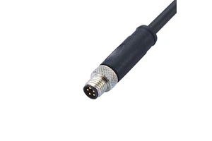 M8 male and female quick plug electric cable waterproof connector