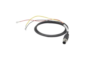M12 Electrical Circular Double-ended Cable M12 A-Code 3 Pin Straight Male Plug to Ring Terminal Waterproof Wiring Harness