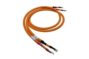 Car Wiring Harness 10-35mm High-Voltage Shielded Copper Lug Wire New Energy Storage Battery Connection Rated PVC Insulated