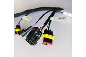 Construction Machinery Wiring Harness PTFE/PBT/Nylon High Temperature Resistant Anti-Tension Anti-Scratching Motorcycle
