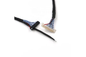 YZlink Factory Custom 40 Pin Lvds Cable 50 Pin Connector Lcd Lvds Cable Assembly