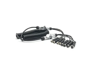 Extension Cable Waterproof Aviation Connector Spring Cable Vehicle Grade for Truck DVR Reliable Vehicle Mdvr Connector