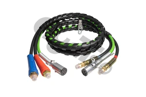 15 ft 3 in 1 Truck air Line and Power Cable Semi Truck Accessories Air Brake Lines for Trailers