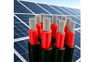 Factory Direct Sale PV1-F Solar Cable 25 Years Service Life High Abrasion Resistance
